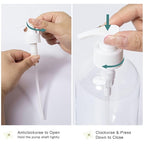 Yebeauty Pump Bottle Dispenser, 3 Pack 17oz/500ml Dish Lotion Soap Dispenser - Image 4