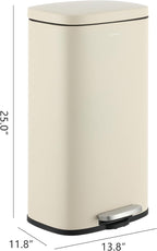 happimess HPM1011I Curtis 8-Gallon Step-Open Trash Can, Fingerprint Resistant - Image 5
