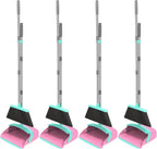 NACENA Broom and Dustpan Set, 52-in Long Adjustable Handle Broom Dustpan Combo by NACENA