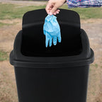 Yuright 40 L / 10 Gallon Swing Lid Trash Bins, 4 Pack Large Plastic Garbage Cans - Image 6