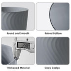YGJT Small Trash Can, 3 Pack 1.8 Gallons Bathroom Trash Can, Slim Waste Basket - Image 5