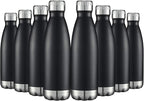 HASLE OUTFITTERS 17oz Stainless Steel Water Bottles Bulk, Vacuum Insulated by HASLEOUTFITTERS