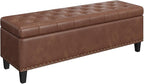 Storage Ottoman Bench, 51-Inch Large Storage Bench - Image 8