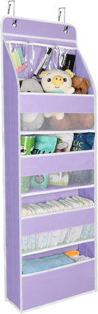 Univivi 5-Shelf Fabric Door Storage Over Door Hanging Organizer by Univivi