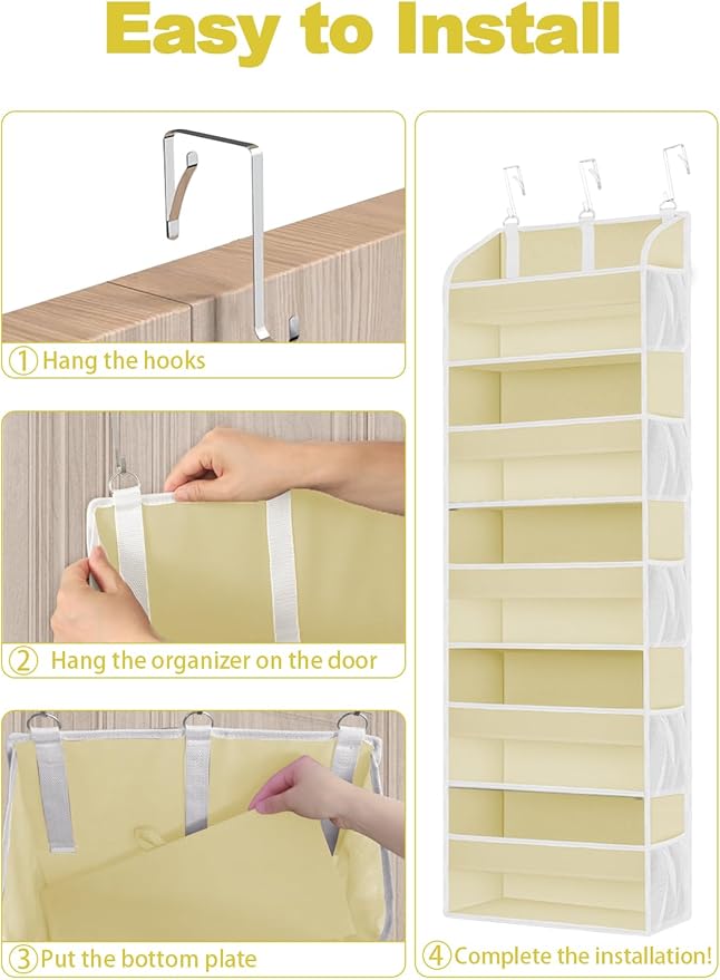 2 Pack Over The Door Storage Organizer - Image 7