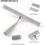 Shower Squeegee for Shower Doors 10 Inch Bathroom Squeegee for Windows - Image 5