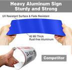 Repaly Personalized signs, Aluminum Weatherproof Metal Sign Multiple Sizes - Image 5