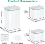 3 Pack Flour and Sugar Storage Containers - Image 3