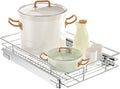 LOVMOR Pull Out Cabinet Organizer 14"W x 21"D, Kitchen Cabinet Pull Out Shelves by LOVMOR