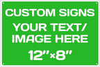 Repaly Personalized signs, Aluminum Weatherproof Metal Sign Multiple Sizes by Repaly