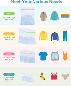 OTraki 9 PCS Mesh Laundry Bags for Delicates 4 Sizes Laundry Bags Mesh Wash Bags - Image 2