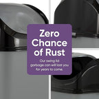 Superio Mini Plastic Trash Can - Image 4