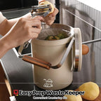 Kitchen Countertop Compost Bin 101ounces / 3Liters, Airtight Lid SUS304 - Image 5