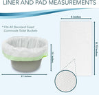 Disposable Bedside Commode Liners and Pads - Image 4