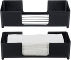 MyGift Modern Matte Black Metal Tabletop Paper Hand Towel Holder, Commercial - Image 6