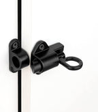5 Packs Self-Closing Latches，Black Spring Door Lock，Resilient Bolt Latch - Image 4