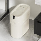 MRBIN Slim Automatic Bathroom Trash Can, 10L/2.6gal Touchless Pull Out Bagging - Image 7