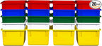 Wood Designs Cubby Storage Bin, Heavy Duty Plastic Containers by Unknown