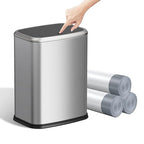 2.1 Gallon Bathroom Trash Can by KHMMGK