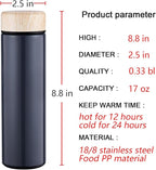15oz Water Bottle Stainless Steel Thermos Flask - Image 3