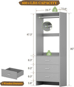 Aheaplus 2FT Closet System - Image 7