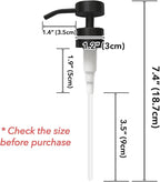 Stainless Steel Soap Dispenser Pump Head Replacement 2 Pack, 28/400 Threads - Image 2