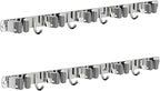 2 Pack Mop and Broom Holder Wall Mount, Non-slip Broom Hanger Wall Mount by CUXIXA