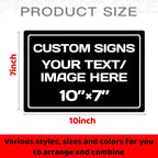 Personalized Aluminum Weatherproof Metal Signs - Image 2