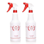 Plastic Spray Bottle 2 Pack, 32 Oz, All-Purpose Heavy Duty Spraying Bottles by Uineko