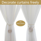 Magnetic Curtain Tiebacks - 12mm Magnetic Tie Backs - Image 4
