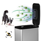 Stainless Steel Bathroom Trash Can - Image 5