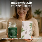 Pine Candle - Large 22oz Glass Jar - Decorated Jar Within a Presentation Gift - Image 5