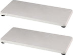2 Pcs Water Absorbing Stone Trays, Kitchen/Bathroom Sink Soap Dish, Diatomite by NiuYichee