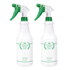 Plastic Spray Bottle 2 Pack, 32 Oz, All-Purpose Heavy Duty Spraying Bottles by Uineko