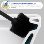 Brushed Nickel Toilet Brush and Holder Set, 304 Stainless Steel Toilet Brush - Image 8