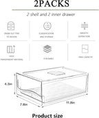 2 Pack Large Capacity Fruit Storage Containers - Image 4