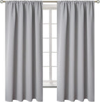 BGment Rod Pocket Room Darkening Curtains 63 Inches Long - Image 7