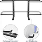 2 Pack Glove Box Dispenser Wall Mount: Black Glove Holder Organizer - Image 6