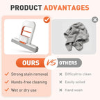 Mini Foldable Desktop Mop, Wet and Dry Portable Cleaning Sponge Mop, Self - Image 5