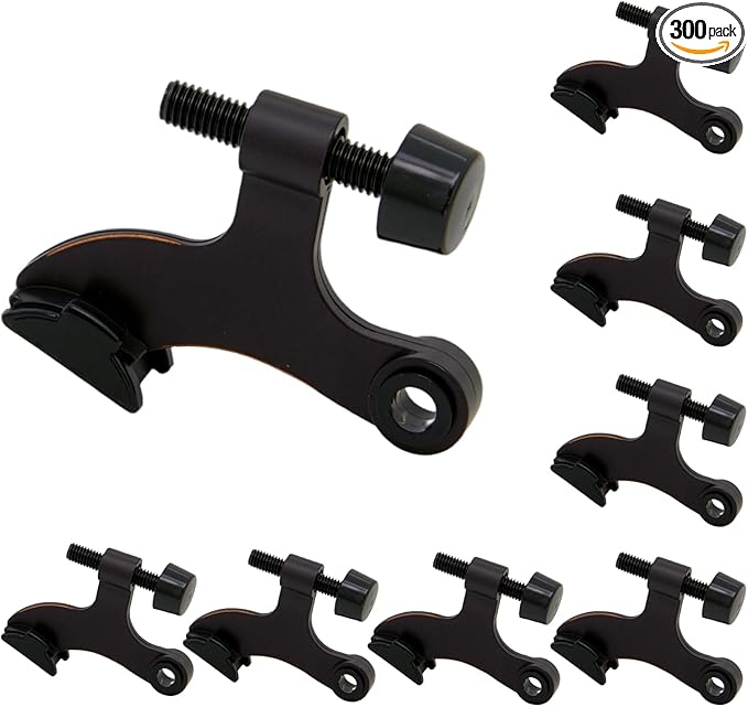 8 Pack Hinge Pin Oil Rubbed Bronze Door Stopper, Adjustable Heavy Duty Hinge by SUNTAI