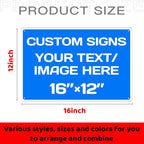 Personalized Aluminum Metal Signs - Image 2