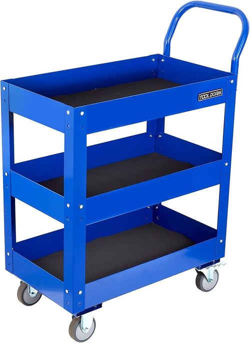 3 Tray 29.3 inch Tool Cart, self Assembly, 300 LBS Capacity Rolling Tool Carts - Image 2
