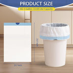 150 Count 6 Gallon Trash Bags Drawstring - Image 3