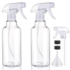 Plastic Spray Bottles Empty Spray Bottle 16.9oz/500ml 2 Pack Heavy Duty by Hethyo
