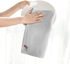 Artoid Mode 100% Cotton White Light Dark Grey Waffle Weave Kitchen Dish Cloths - Image 3