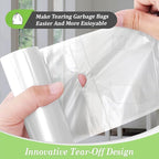 Teivio 3 Gallon 150 Counts Strong Trash Bags Garbage Bags, Bathroom Trash Can - Image 3