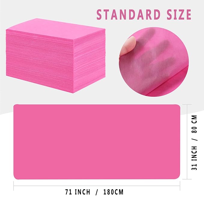 200 Pcs Disposable Bed Sheets 31" x 71" Massage Table Sheets Non Woven Fabric - Image 4