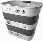 SAMMART 40L Collapsible Plastic Laundry Basket by SAMMART