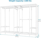 VIPEK V50 Extra Large Portable Closet Rack Bedroom Armoire Freestanding - Image 4