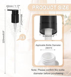 uxcell 4 Pcs Soap Dispenser Pump Heads, Hand Soap Dispensers Top Pumps - Image 2